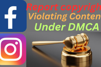 remove copyright violating and infringing content from facebook under dmca