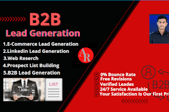 do perfect b2b lead generation and prospect list building