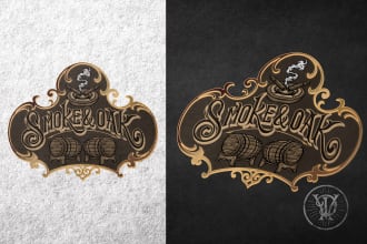 create awesome logotype and hand drawing  typography