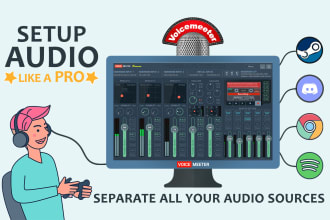 separate your stream audio sources with voicemeeter or goxlr