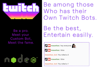 make your own professional twitch bot