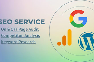 do website SEO audit and provide competitor analysis report