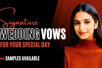 write the perfect wedding vows for your perfect day