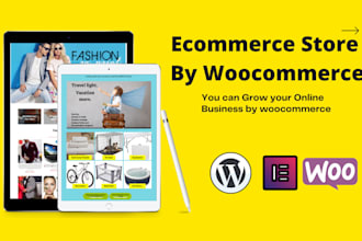 create modern ecommerce design and advance woocommerce store design