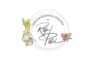 design floral, flower shop, garden, hand drawn, brand logo