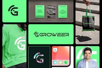 do website or app icon letter logo creation for business