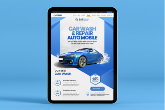 design a website for auto detailing and car booking