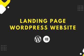 do responsive wordpress landing page using elementor
