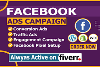 run facebook ads campaign instagram marketing  shopify fb ad manage to advertise