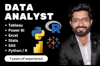 be your data analyst and make dashboards in tableau