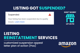 solve amazon listing reinstatement, intellectual property violation