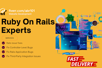 build secure full stack ruby on rails web application ror