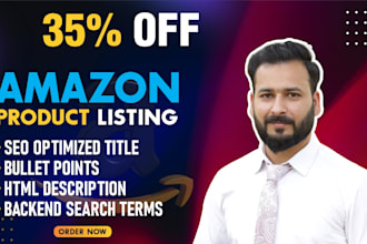 write and optimized amazon listing with SEO copywriting, bullets and description