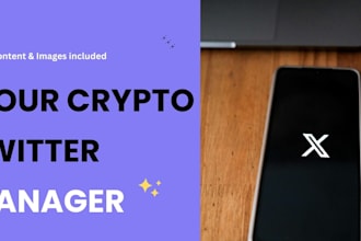 manage twitter x account with consistent crypto and web3 posting