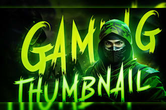 design attractive, clickbait youtube thumbnails in 24 hours