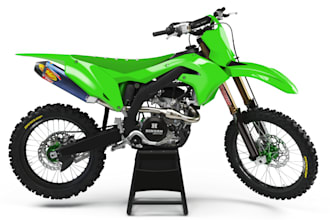 make and sell sell coreldraw format motocross mockup