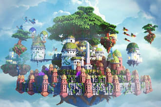 build anythings for your server or needs in minecraft