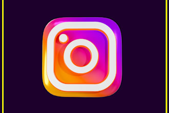 design a custom instagram logo luxury in 24hrs
