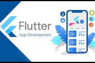 develop mobile apps in flutter for android and ios