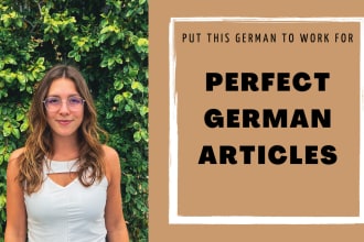 create an informative and engaging german article