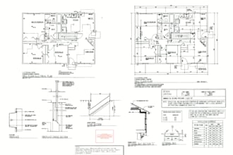 draw 2d floor plans and architectural drawings in autocad