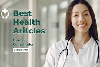 be your medical fitness and healthcare article writer