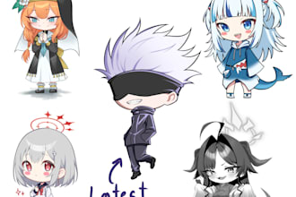 draw cute chibi or sd character for you