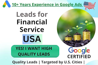 generate leads for financial planners service using google ads