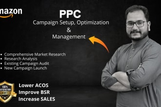 do amazon PPC campaign setup, optimization, and management