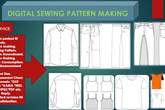 make digital sewing pattern making following your guide