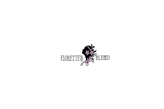 design floral blend company logo