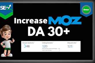 increase domain authority, moz da 30 plus