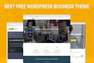 create a small functional wordpress website design for you