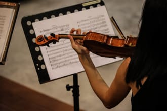 record audio individual instruments violin, viola or cello