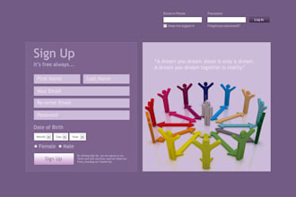 do any kind of web design and UI design