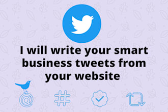 write your smart business tweets from your website