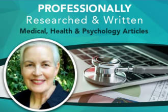 write psychology mental health and self help articles