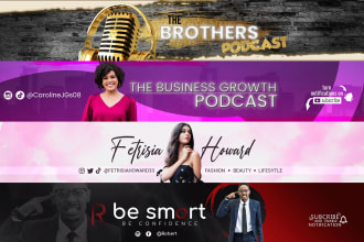 design podcast youtube banner