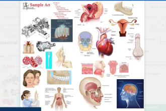 do medical and biology illustrations