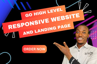 build go high level website and gohighlevel landing page