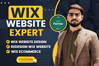 design or redesign wix website and wix ecommerce website