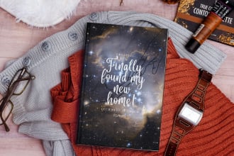 design custom and printable journal, planner,  interiors, and covers