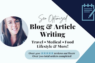 ghostwrite captivating SEO blog posts and articles