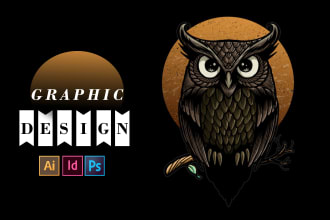 be your graphic designer and photoshop expert