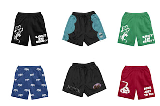 design viral mesh streetwear shorts for you