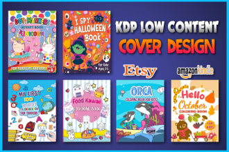 do adults or kids coloring book and activity book design for amazon KDP and etsy
