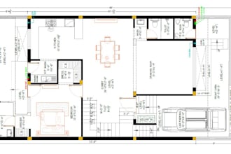 do 2d planning, blueprints of building, site, structure  in autocad and revit
