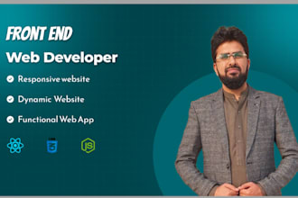 be your frontend developer with react, nextjs, gatsby