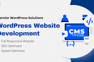 develop responsive wordpress website design