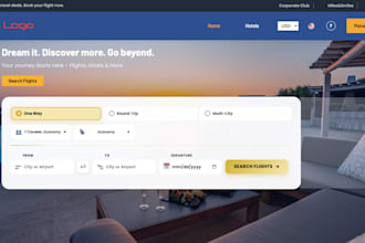 create white label flight booking website